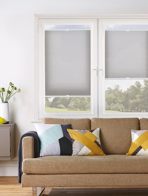 Athens Pale Grey Daylight Perfect Fit Cellular Thermal Blind