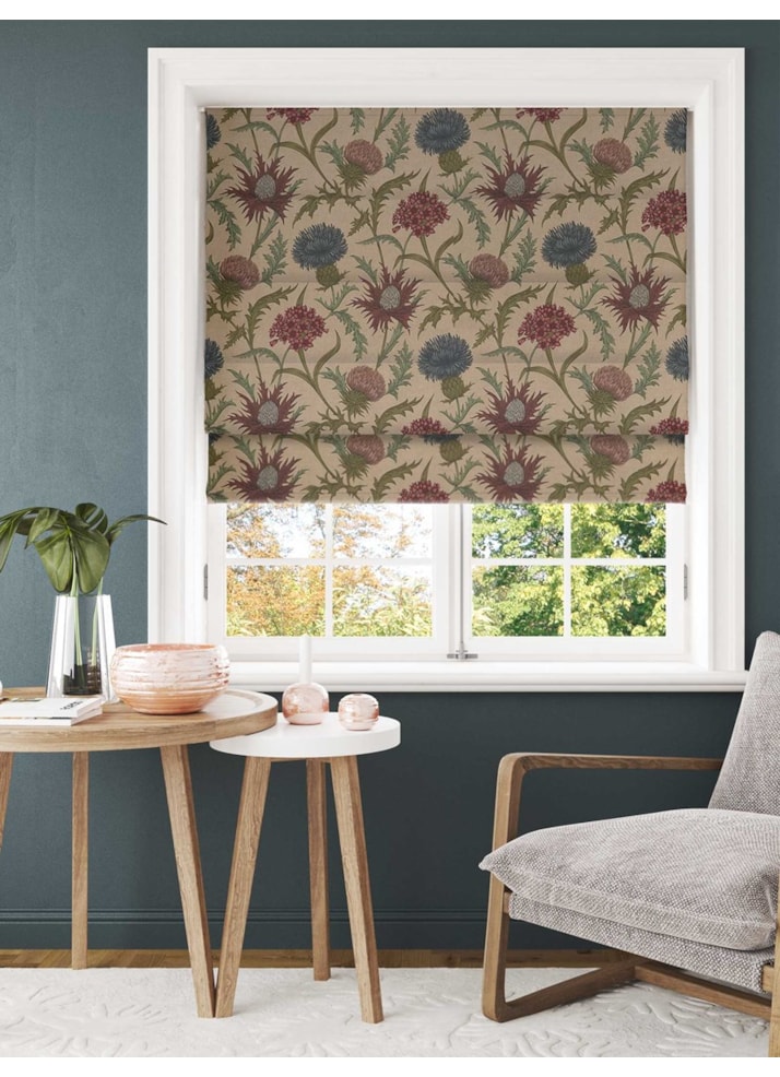 Acanthium Foxglove Roman Blind