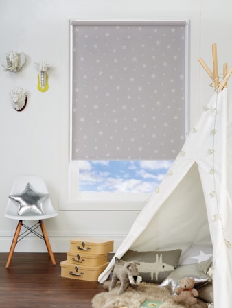 Night Sky Glow In The Dark Blackout Childrens Roller Blind