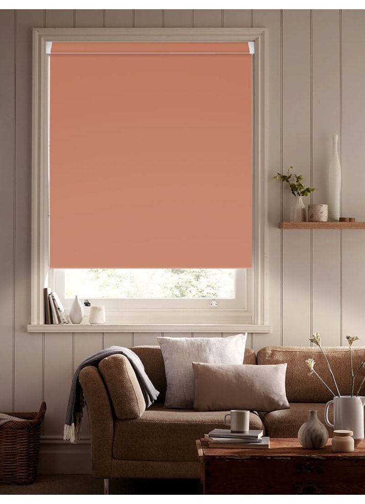 Amphora Terracotta Blackout Grip Fit Roller Blind