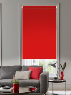 Cherryade Red Blackout Grip Fit Roller Blind