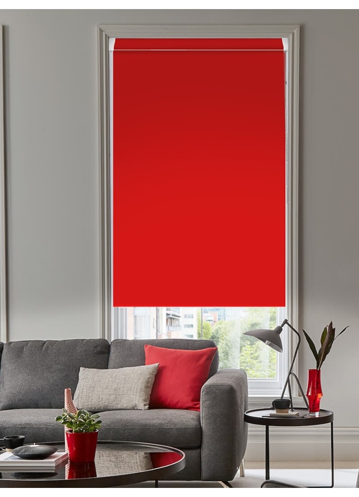 Cherryade Red Blackout Grip Fit Roller Blind