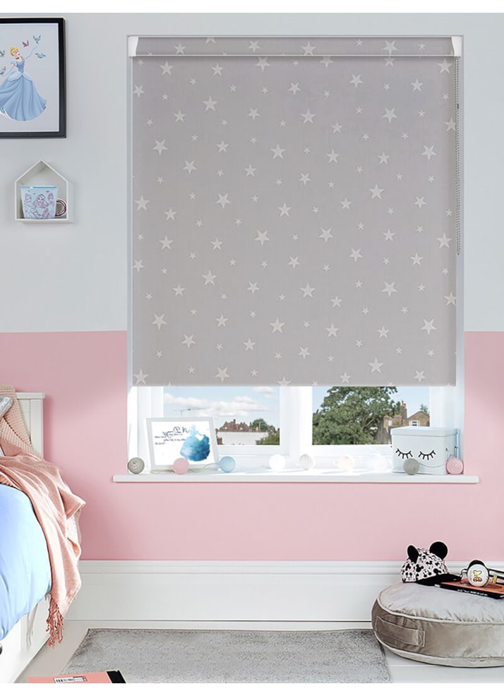 Glow In The Dark Stars Blackout Grip Fit Roller Blind