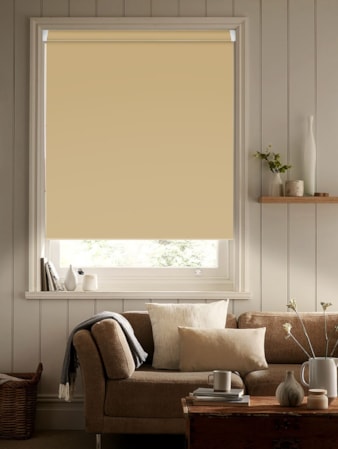 Jute Brown Blackout Grip Fit Roller Blind