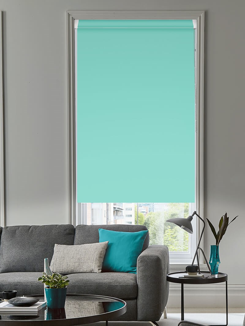 Lavish Blue Blackout Grip Fit Roller Blind