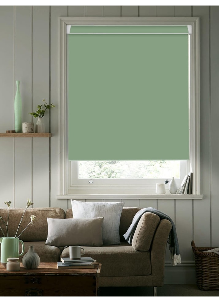 Wellington Green Blackout Grip Fit Roller Blind