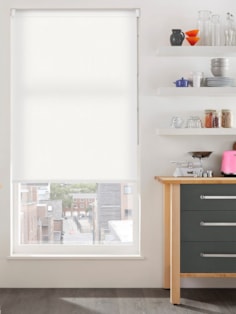 Snowflake White Premium Daylight Grip Fit Roller Blind