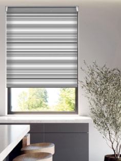 Coastal Stripe Gull Grip Fit Roller Blind