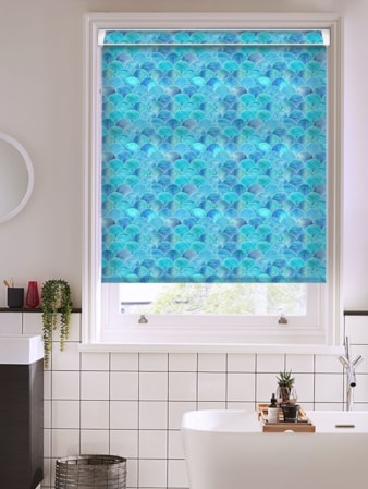 Fish Scales Grip Fit Roller Blind