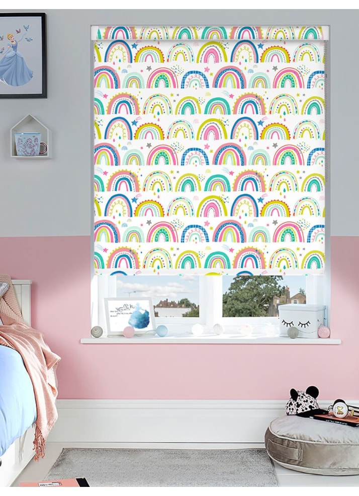 Over The Rainbow Multi Grip Fit Roller Blind