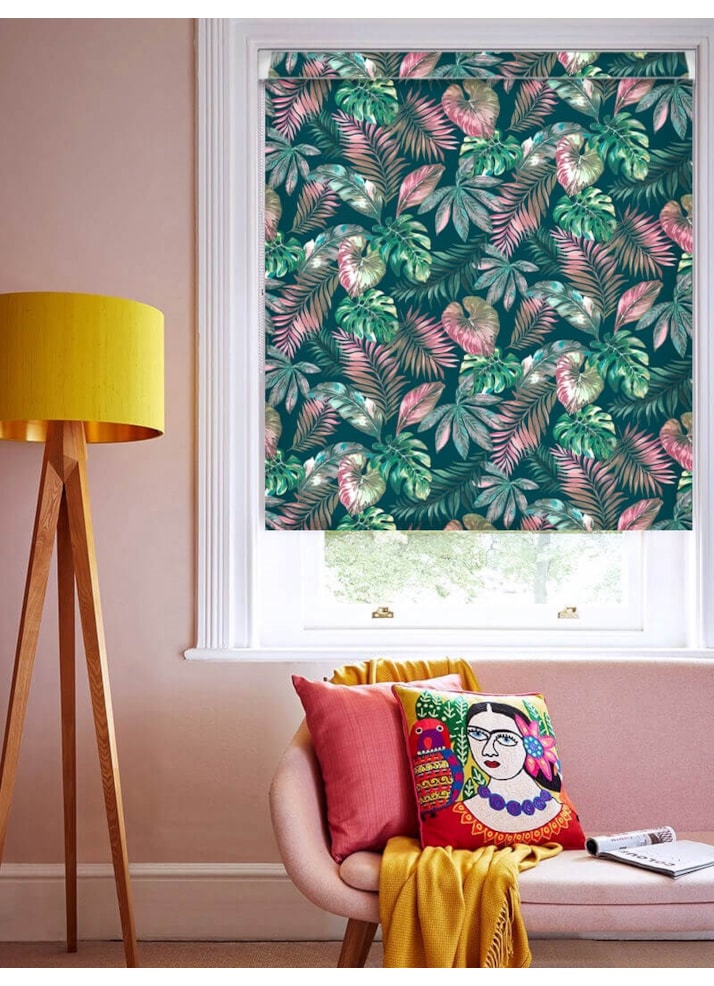 Sumatra Jewel Jungle Grip Fit Roller Blind