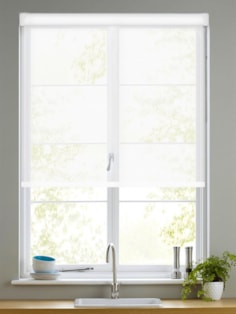 Ice White 5% Openness Sunscreen Grip Fit Roller Blind