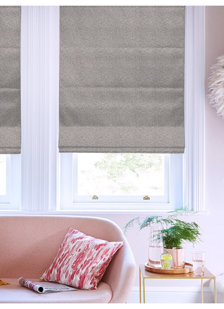 Hampton Castle Blackout Roman Blind