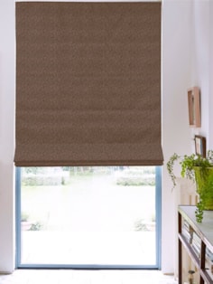 Hampton Noisette Blackout Roman Blind