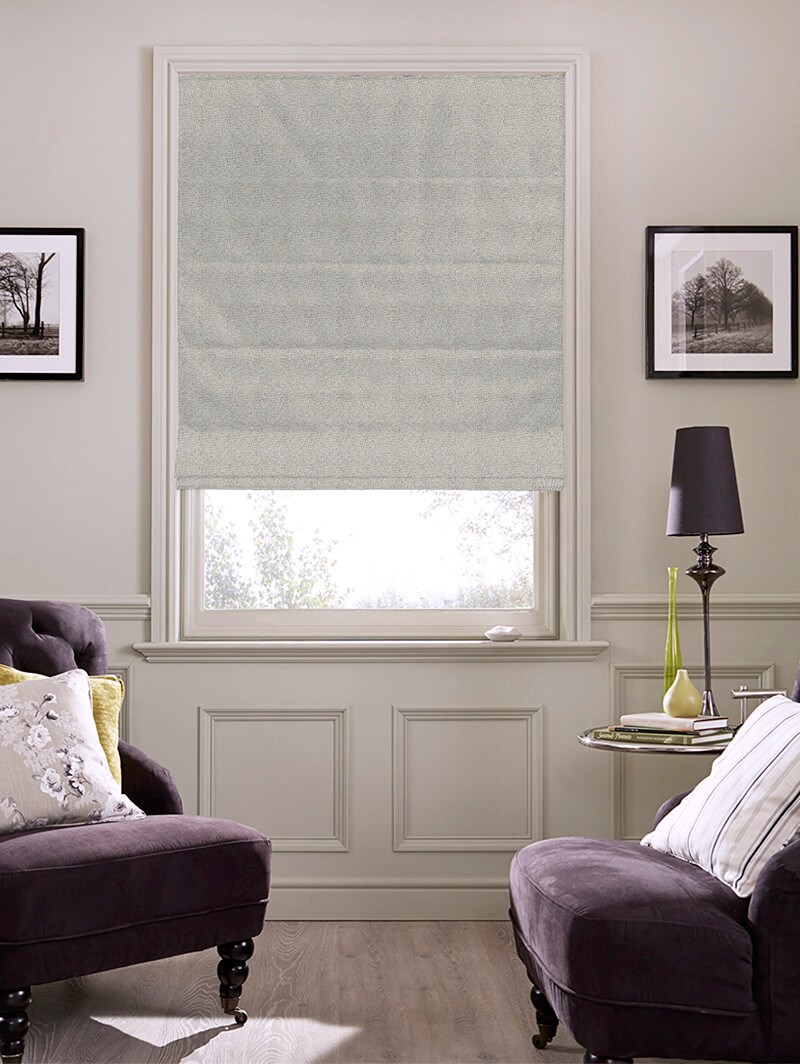 Hampton Quicksilver Blackout Roman Blind