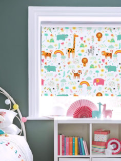 Happy Jungle Candy Blackout Roller Blind