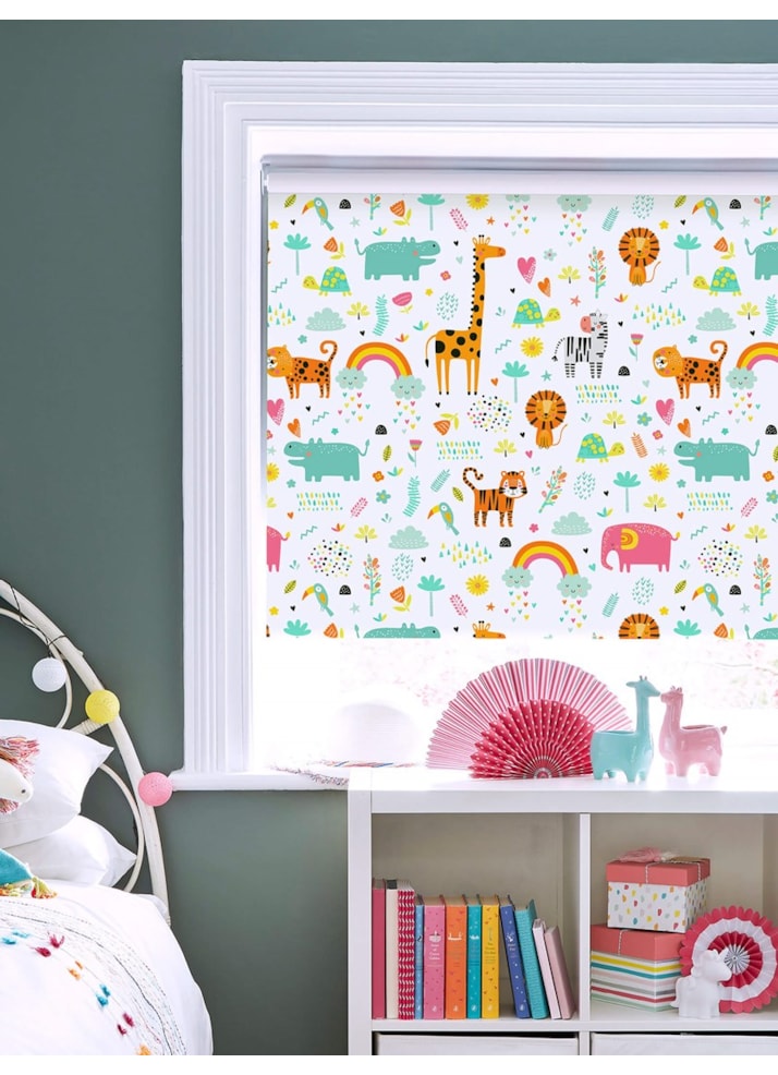 Happy Jungle Candy Blackout Roller Blind