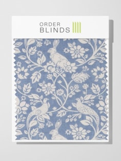 Heathland Indigo Roman Blind