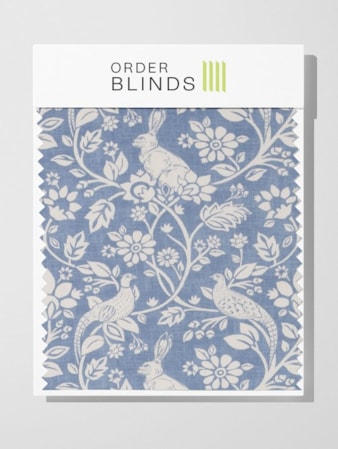 Heathland Indigo Roman Blind