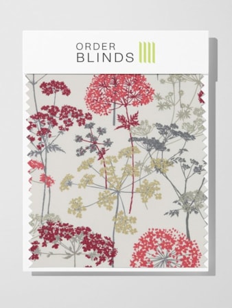 Hedgerow Ruby Cotton Roman Blind