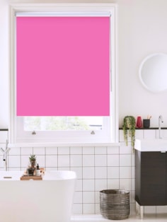 Hollyhock Bathroom Roller Blind