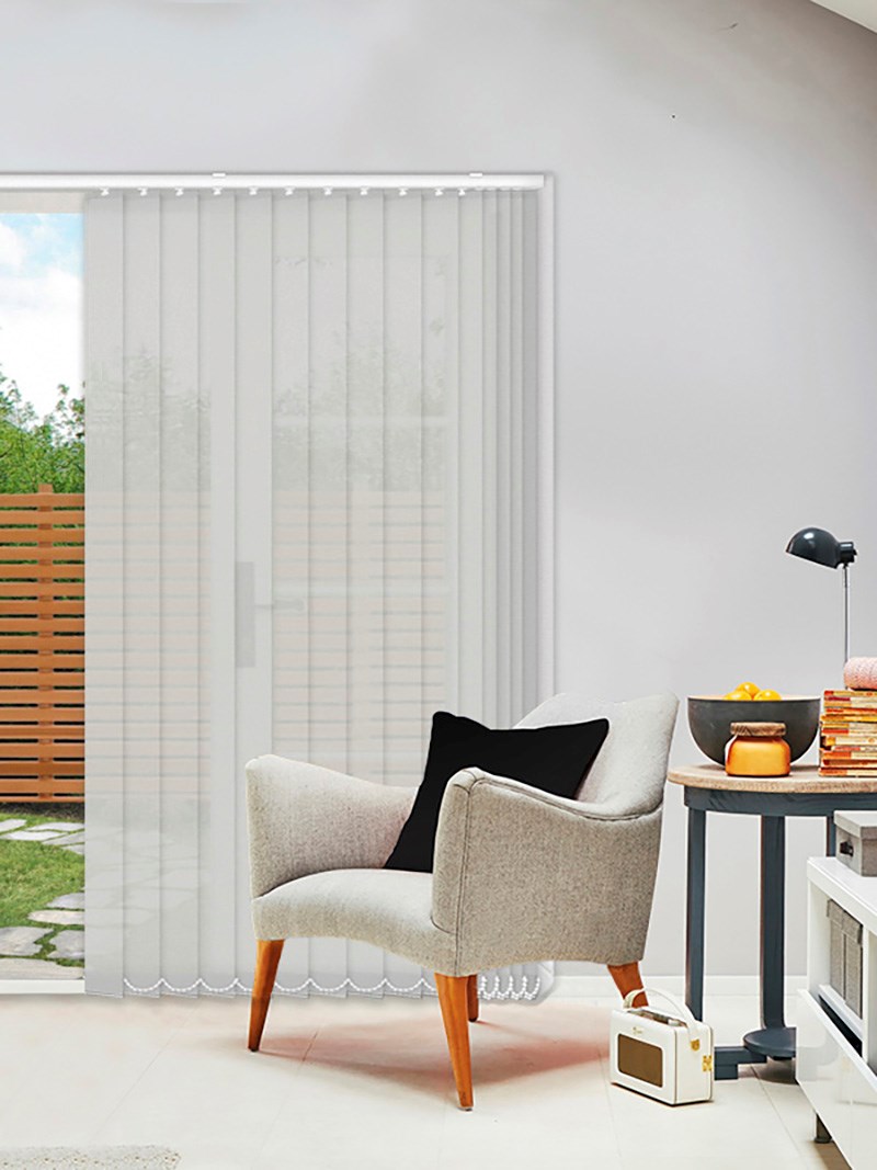 Horizon Metal 89mm Sunscreen Vertical Blind