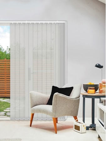 Horizon Metal 89mm Sunscreen Vertical Blind