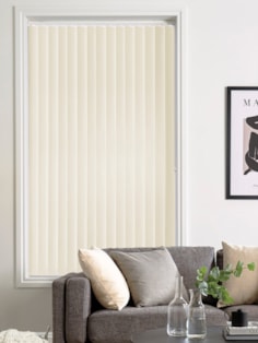 Iona Meringue 89mm Blackout Vertical Blind