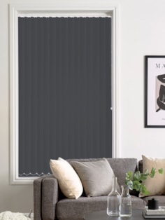 Iona Slate 89mm Blackout Vertical Blind