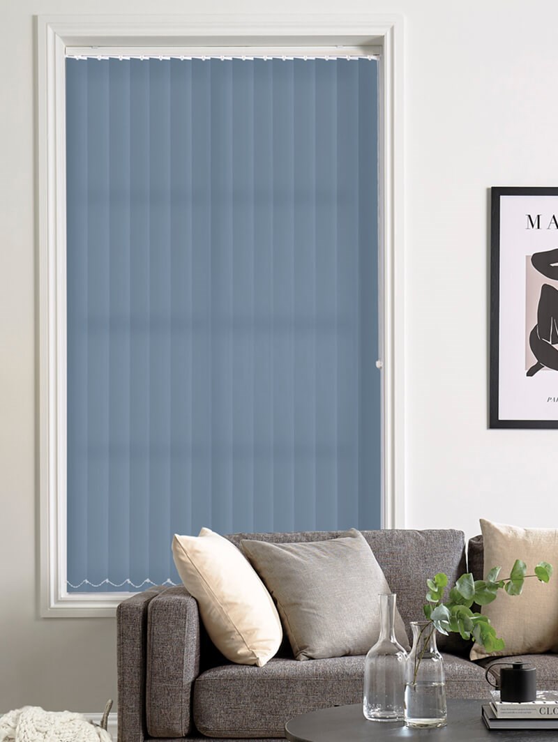 Kintra Wedgewood 89mm Daylight Vertical Blind