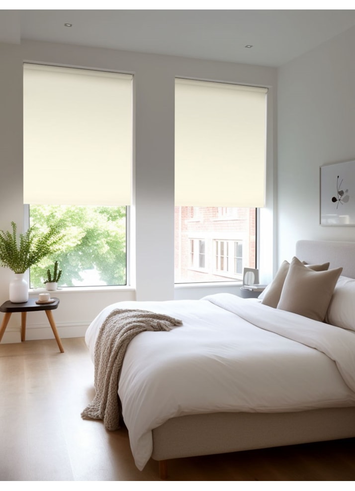 Ivory Blackout Thermal Roller Blind