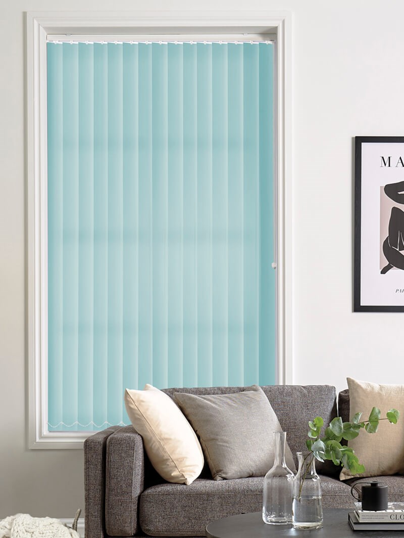 Jeweller's Blue 89mm Daylight Vertical Blind