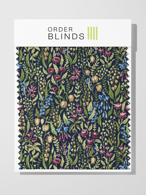 Kelmscott Jewel Cotton Roman Blind