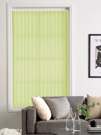 Kulfi Green 89mm Daylight Vertical Blind