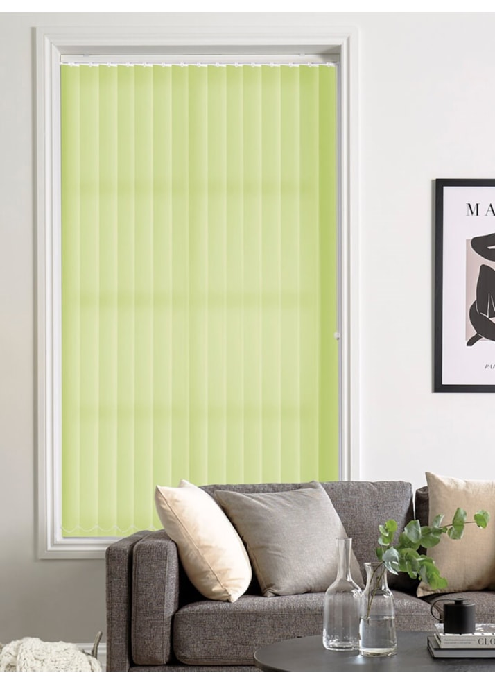 Kulfi Green 89mm Daylight Vertical Blind