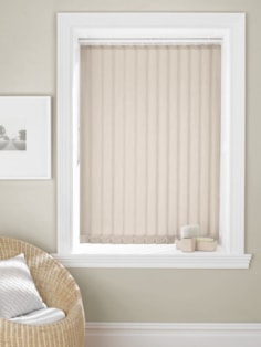 Light Taupe 89mm Daylight Vertical Blind