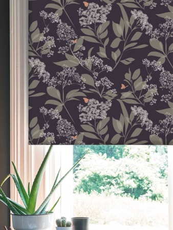 Buds and Butterflies Roller Blind by Lorna Syson