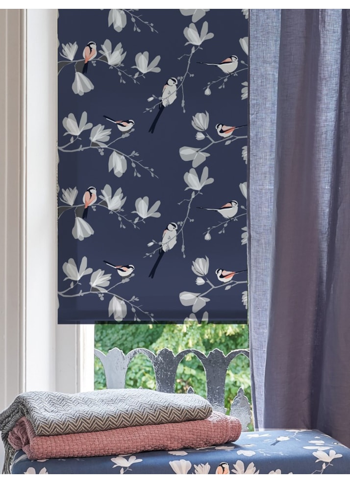 Long Tailed Tit Roller Blind by Lorna Syson