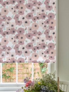 Posy Blush Roller Blind by Lorna Syson