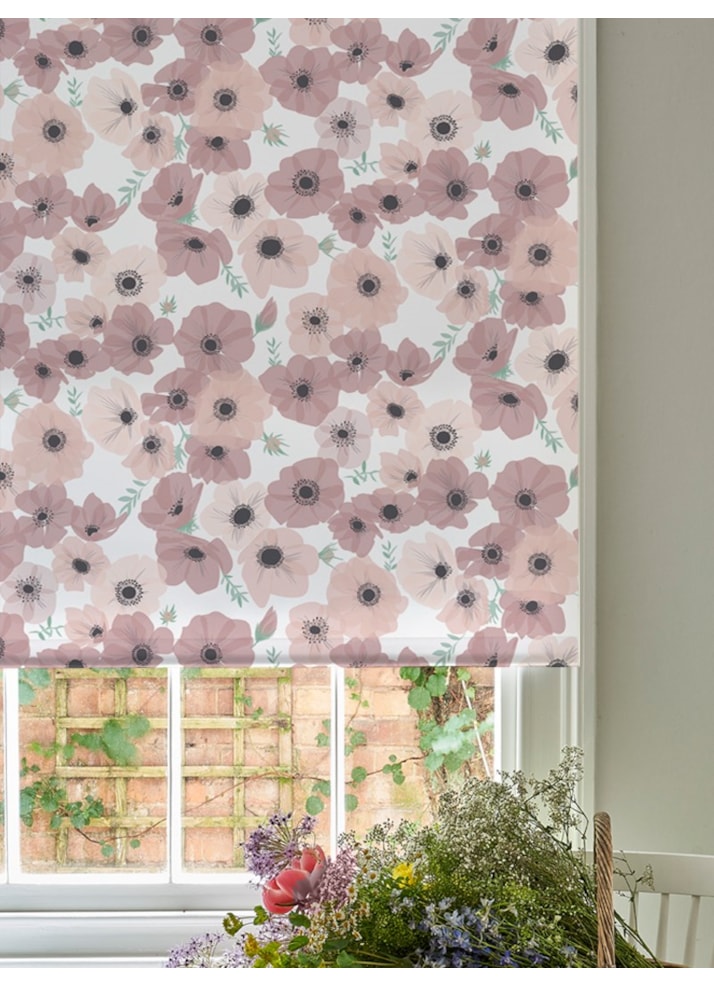 Posy Blush Roller Blind by Lorna Syson