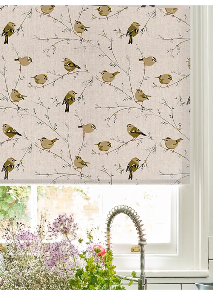 Goldcrest Roller Blind by Lorna Syson