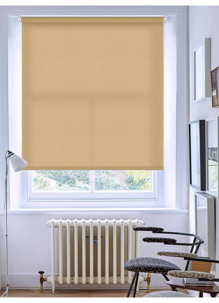 Nougatine Premium Daylight Cordless Spring Loaded Roller Blind