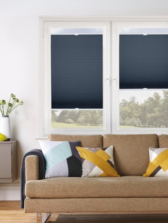 Tripoli Navy Blackout Perfect Fit Cellular Thermal Blind