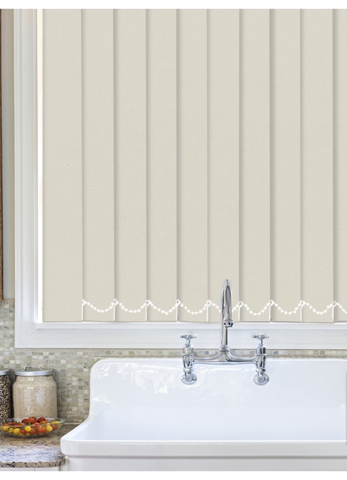 Luxe Latte Waterproof 89mm Vertical Blind