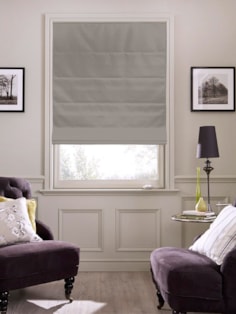 Manhattan Grey Roman Blind