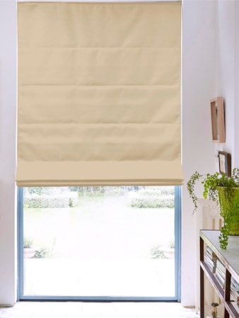 Manhattan Taupe Roman Blind