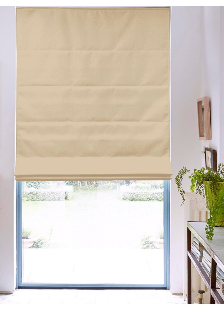 Manhattan Taupe Roman Blind