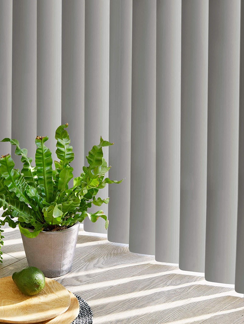 Matte Rock Rigid PVC 89mm Vertical Blind