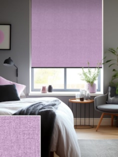 Melbourne Verbena Blackout Thermal Roller Blind