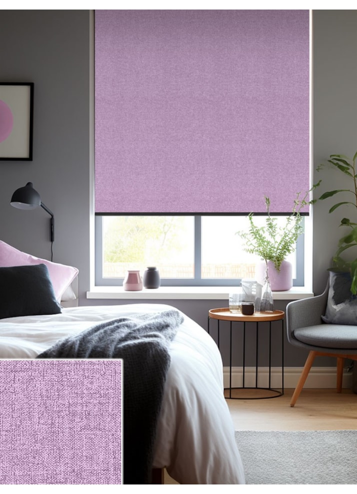 Melbourne Verbena Blackout Thermal Roller Blind